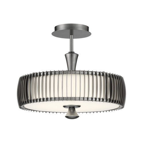 George Kovacs - P1678-084C-L - LED Semi-Flush Mount - Night Moves - Pewter