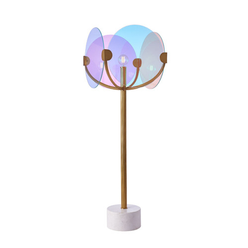 Kalco - 521695TRB - One Light Floor Lamp - Chroma - True Brass