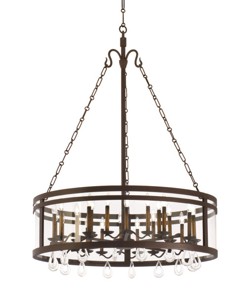 Kalco - 5799BZ - 24 Light Chandelier - Morris - Bronze