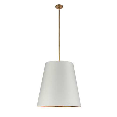 manufacturer_finish:Vintage Brass/White Linen With Gold Parchment
