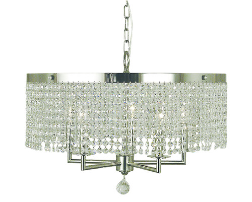 Framburg - 2276 PS - Five Light Chandelier - Princessa - Polished Silver