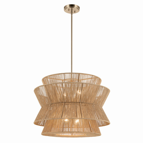 Kichler - 52735CPZ - Four Light Pendant - Ophira - Champagne Bronze