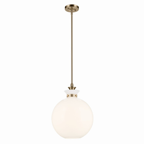 Kichler - 52779CPZ - One Light Pendant - Laria - Champagne Bronze