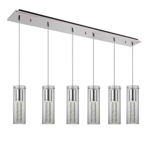 Kuzco Lighting - MP4401CH-06 - LED Pendant - Champagne - Chrome