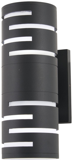 George Kovacs - P1762-066-L - LED Wall Sconce - Groovin - Sand Coal Black