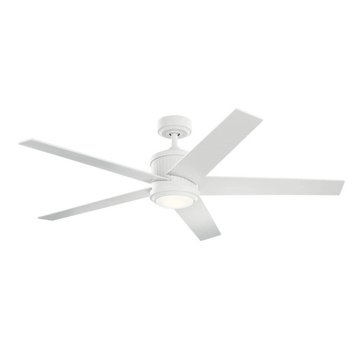Kichler - 300044MWH - 56Ceiling Fan - Brahm - Matte White