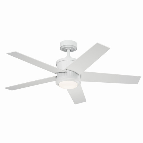 Kichler - 300048MWH - 48Ceiling Fan - Brahm - Matte White
