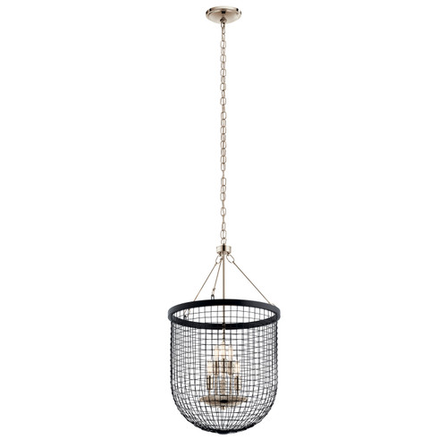 Kichler - 42376BK - Six Light Pendant - Byatt - Black