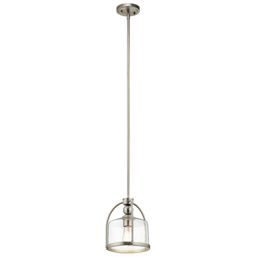 Kichler - 42798NI - One Light Mini Pendant - Brushed Nickel