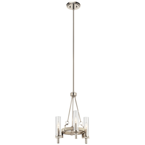 Kichler - 44286WWW - Three Light Mini Chandelier - Telan - White Washed Wood