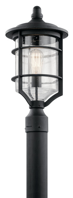 Kichler - 49129DBK - One Light Outdoor Post Mount - Royal Marine - Distressed Black