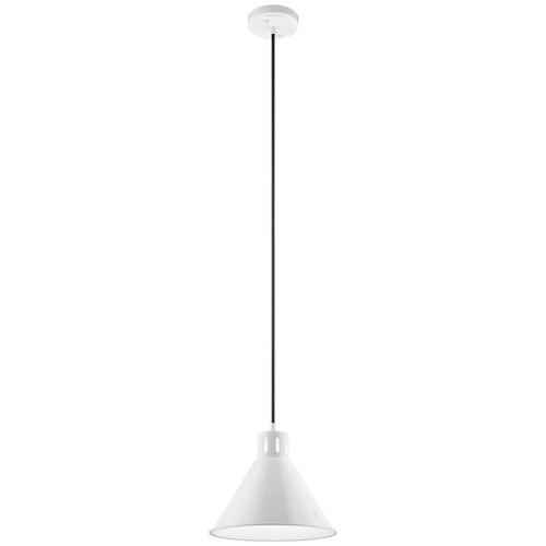 Kichler - 52176WH - One Light Pendant - Zailey - White