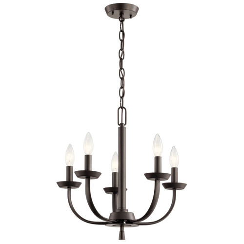 Kichler - 52385OZ - Five Light Chandelier - Kennewick - Olde Bronze