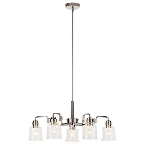 Kichler - 52398NI - Five Light Chandelier - Aivian - Nickel Textured