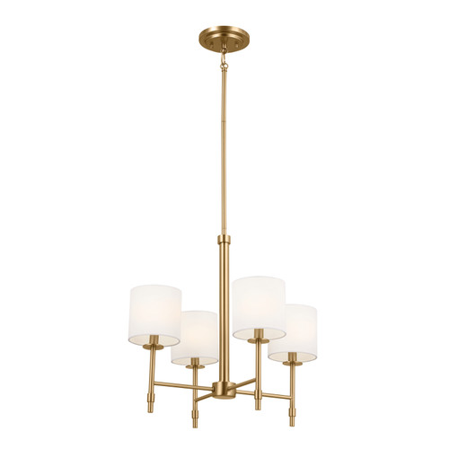 Kichler - 52504BNB - Four Light Chandelier - Ali - Brushed Natural Brass