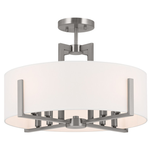 Kichler - 52592CLP - Eight Light Pendant/Semi Flush - Malen - Classic Pewter