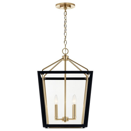 Kichler - 52620CPZBK - Four Light Foyer Pendant - Delvin - Champagne Bronze