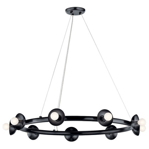Kichler - 52642BK - Nine Light Chandelier - Palta - Black