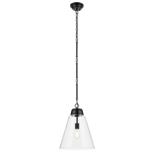 Kichler - 52662BKCLR - One Light Pendant - Marsailli - Black