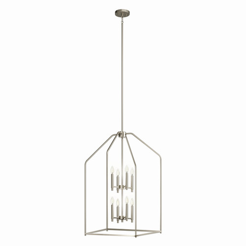 Kichler - 52723NI - Eight Light Foyer Pendant - Madden - Brushed Nickel