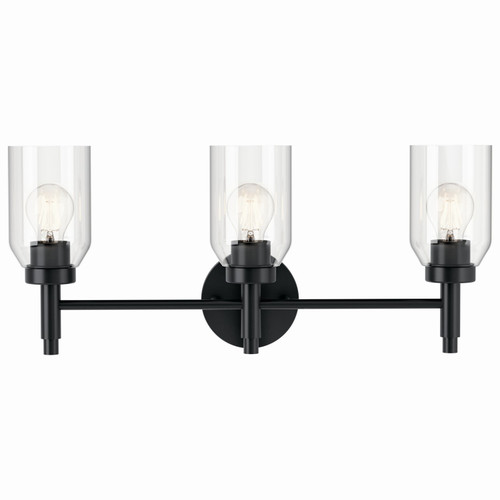 Kichler - 55185BK - Three Light Vanity - Madden - Black