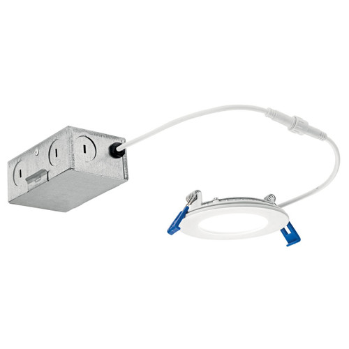 Kichler - DLSL03R3090WHT - LED Downlight - Direct To Ceiling Slim - Textured White