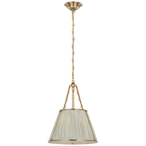 manufacturer_finish:Hand-Rubbed Antique Brass|manufacturer_glass:9 x 15.5 x 10.25 Blue Charee Stripe Pleat