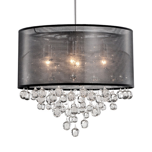 Kuzco Lighting - 42154B - Four Light Pendant - Beverly - Chrome