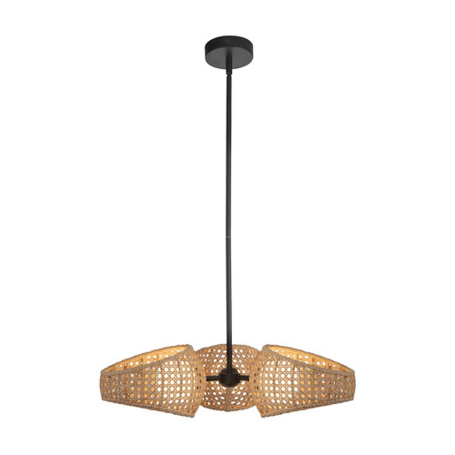 Kuzco Lighting - CH20625-BK/OP - LED Chandelier - Lanai - Black/Opal Glass