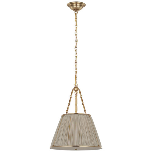 manufacturer_finish:Hand-Rubbed Antique Brass|manufacturer_glass:9 x 15.5 x 10.25 Champagne Silk Pleat