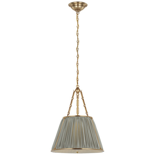 manufacturer_finish:Hand-Rubbed Antique Brass|manufacturer_glass:9 x 15.5 x 10.25 Mist Silk Pleat