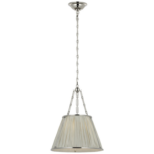 manufacturer_finish:Polished Nickel|manufacturer_glass:9 x 15.5 x 10.25 Blue Charee Stripe Pleat