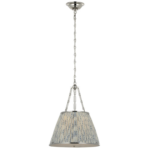 manufacturer_finish:Polished Nickel|manufacturer_glass:9 x 15.5 x 10.25 Blue Aditi Pleat