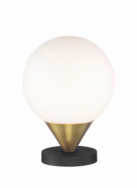 George Kovacs - P1831-1-618 - LED Table Lamp - Alluria - Weathered Black With Autumn Gold