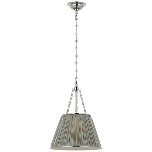 manufacturer_finish:Polished Nickel|manufacturer_glass:9 x 15.5 x 10.25 Mist Silk Pleat