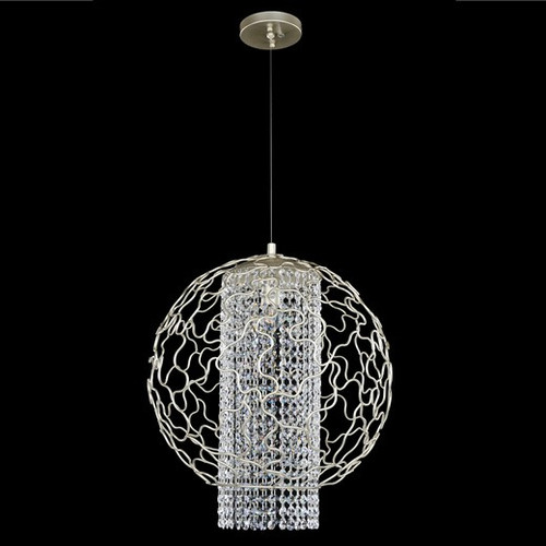 Allegri - 020011-022-FR001 - Four Light Pendant - Mundo - Tarnished Silver
