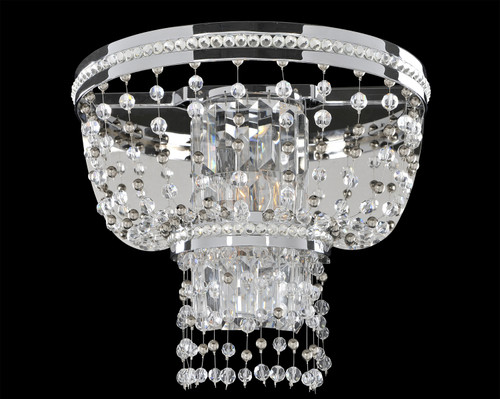 Allegri - 020320-010-FR001 - Two Light Wall Bracket - Capri - Chrome