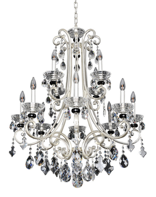Allegri - 023952-017-FR001 - 12 Light Chandelier - Bedetti - Two Tone Silver