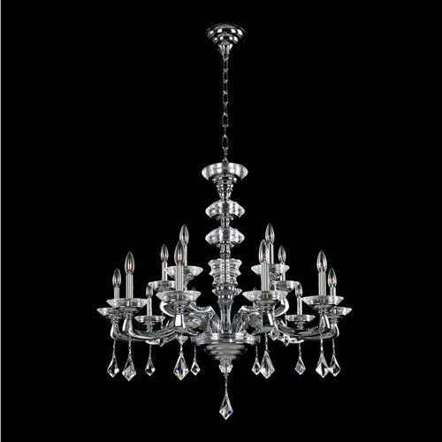 Allegri - 027752-010-FR001 - 12 Light Chandelier - Cosimo - Chrome