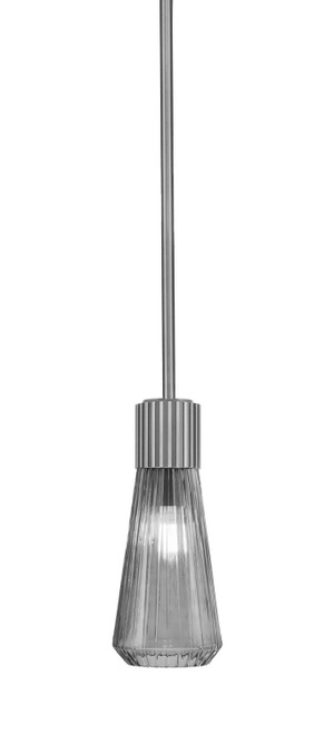 Toltec Lighting - 4801-GP-882 - One Light Mini Pendant - Everleigh - Graphite