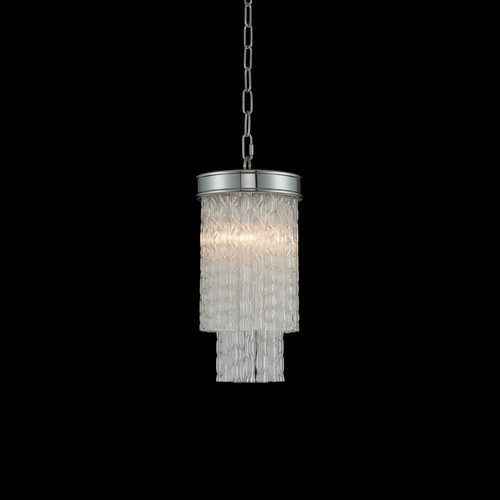 Allegri - 029510-010-FR001 - One Light Mini Pendant - Savena - Chrome