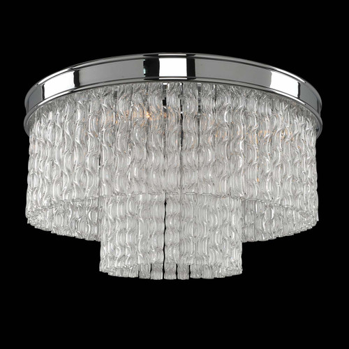 Allegri - 029540-010 - Five Light Flush Mount - Savena - Chrome