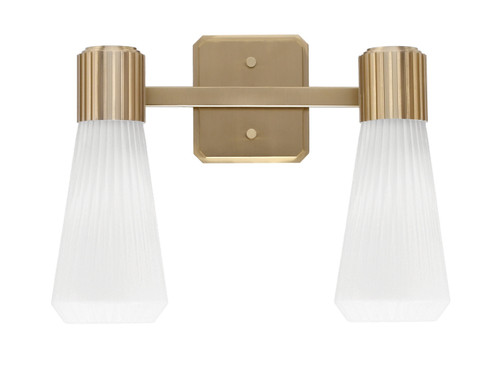 Toltec Lighting - 4822-NAB-881 - Two Light Bath Bar - Everleigh - New Age Brass