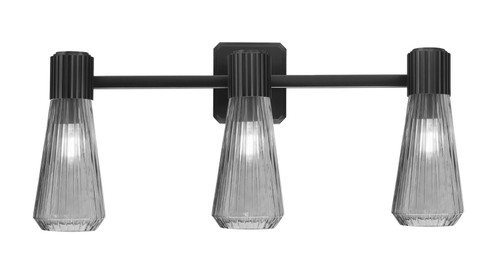 Toltec Lighting - 4823-MB-882 - Three Light Bath Bar - Everleigh - Matte Black