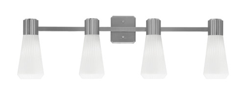 Toltec Lighting - 4824-GP-881 - Four Light Bath Bar - Everleigh - Graphite