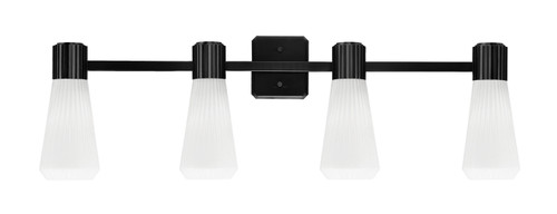 Toltec Lighting - 4824-MB-881 - Four Light Bath Bar - Everleigh - Matte Black