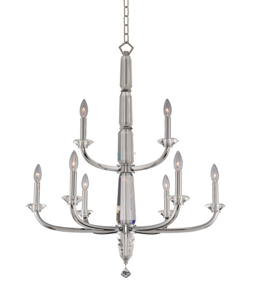 Allegri - 031352-010-FR001 - Nine Light Chandelier - Palermo - Chrome
