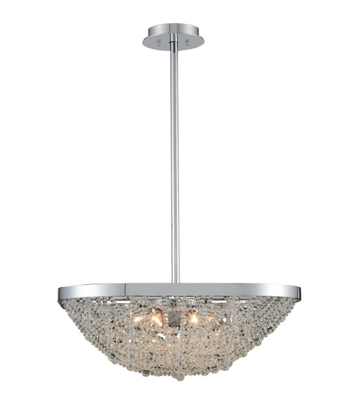 Allegri - 032450-010-FR001 - Six Light Pendant - Lana - Chrome