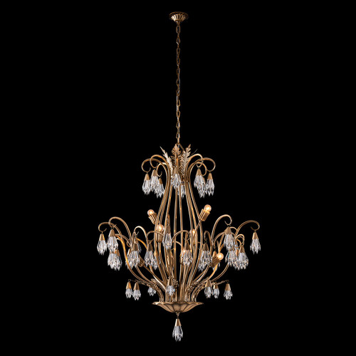 Allegri - 040377-044-FR001 - Eight Light Chandelier - Tulipani - Winter Brass