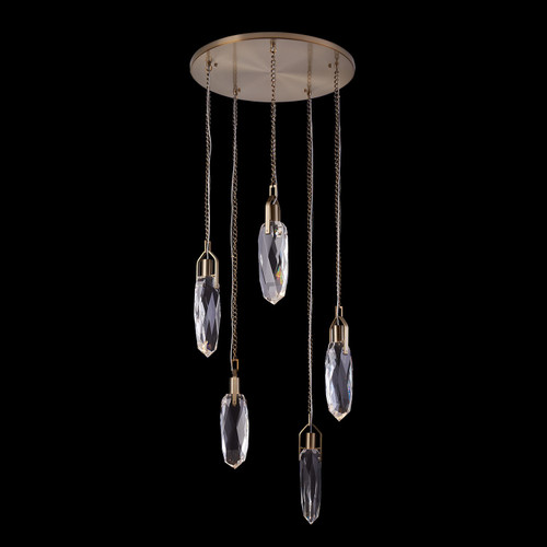Allegri - 042057-044-FR001 - LED Pendant - Diamante - Winter Brass